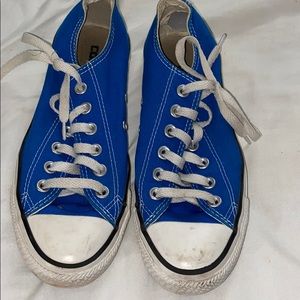 Blue Chuck Taylor low tops